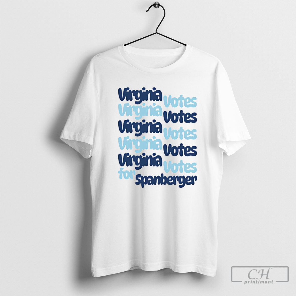 Virginia Votes For Spanberger Sweater - Adult & Kids T-Shirts, Sweatshirts & Hoodies apparel design preview 1
