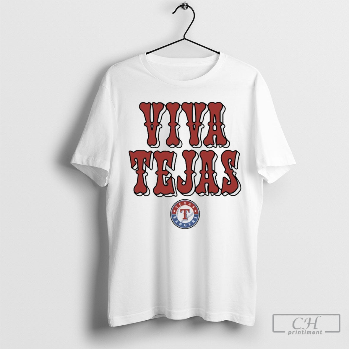 Viva Tejas Texas Rangers Baseball - Adult & Kids T-Shirts, Sweatshirts & Hoodies apparel design preview 1