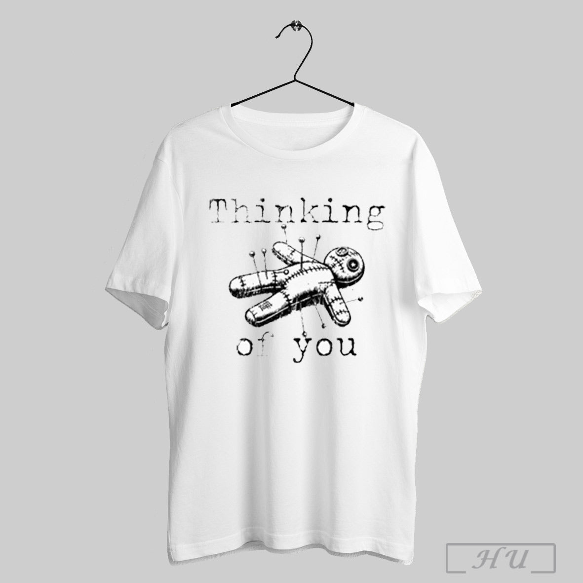 Voodoo Doll Thinking Of You - Adult & Kids T-Shirts, Sweatshirts & Hoodies apparel design preview 1