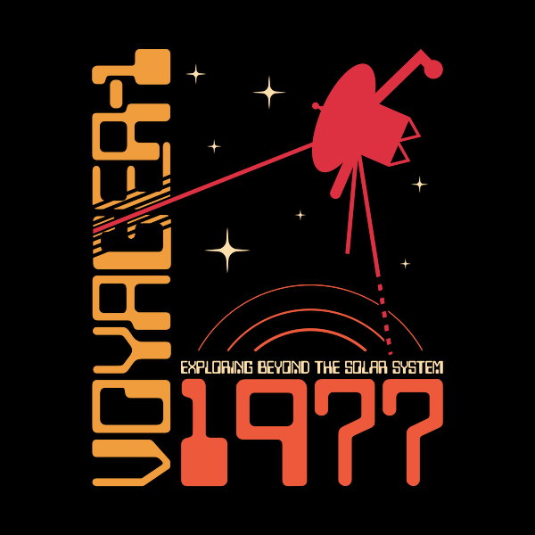 Voyager 1 Universe Explorer - Adult & Kids T-Shirts, Sweatshirts & Hoodies apparel design preview 1