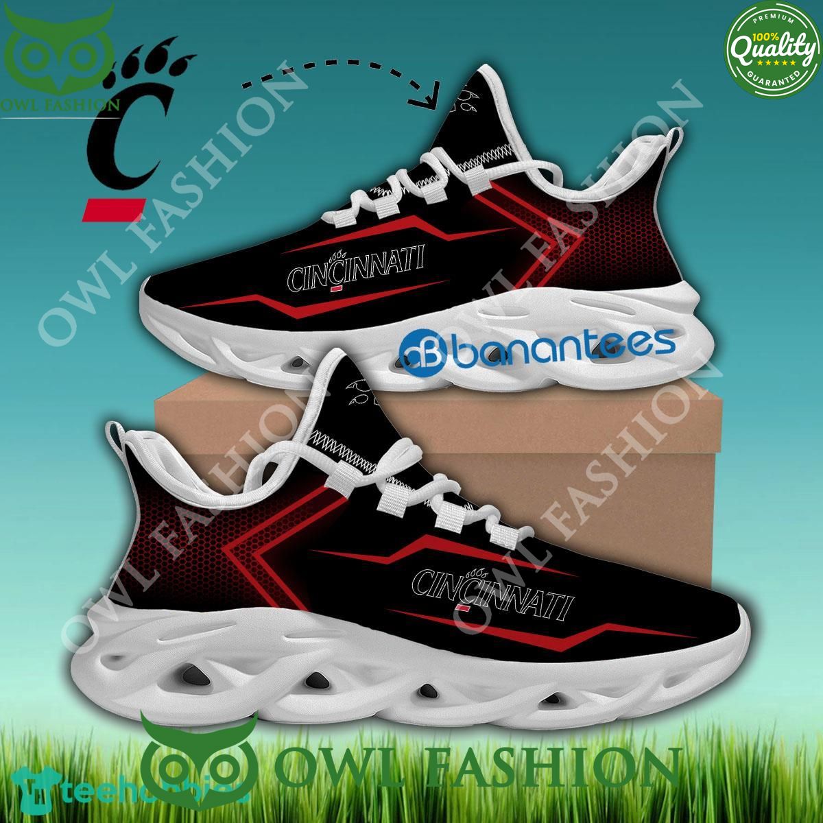 Cincinnati Bearcats Football Champion Chunky Sneaker - Adult & Kids T-Shirts, Sweatshirts & Hoodies apparel design preview 1