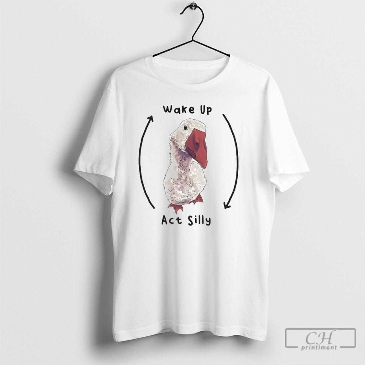 Wake Up Act Silly - Adult & Kids T-Shirts, Sweatshirts & Hoodies apparel design preview 1