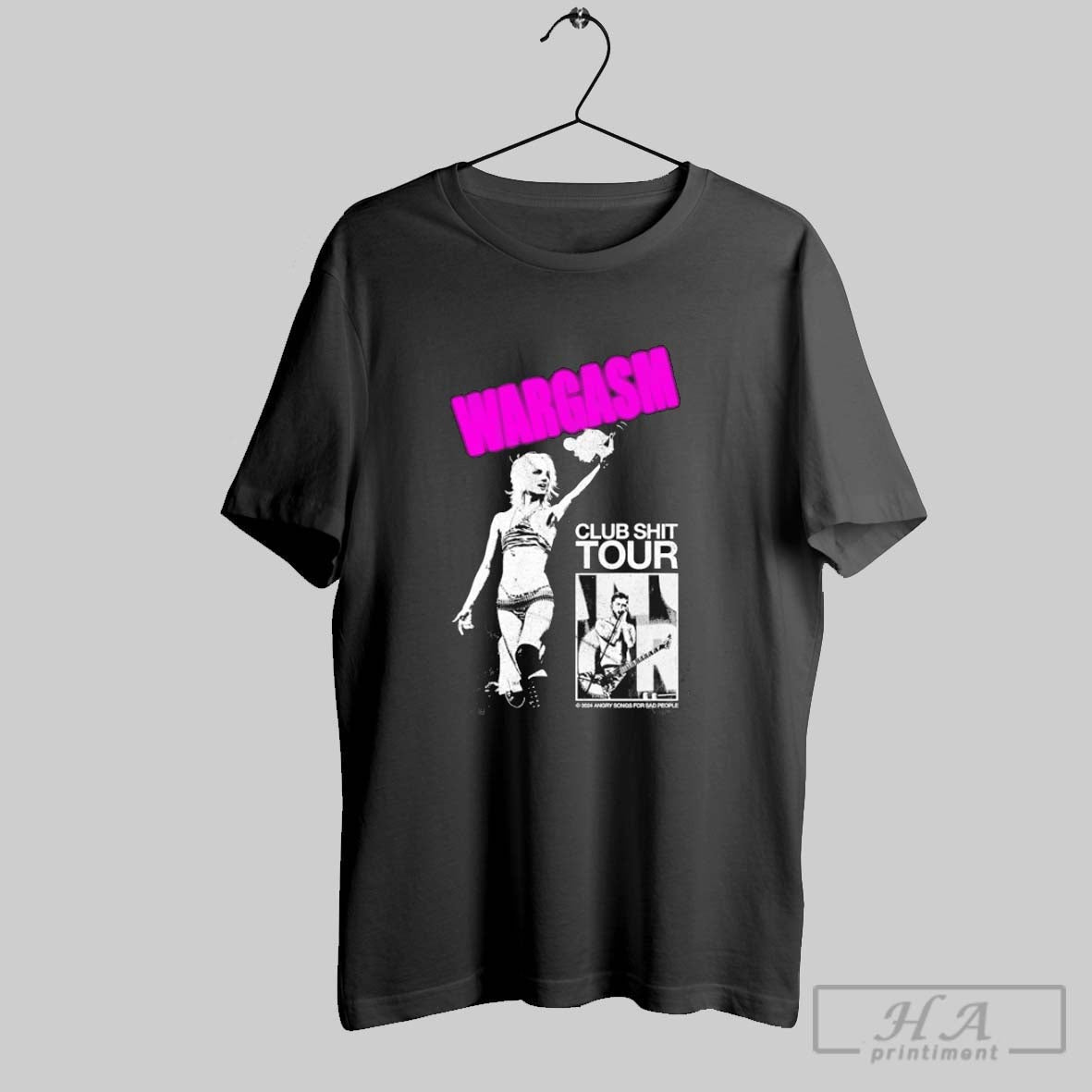 Wargasm The Club Shit Tour 2024 - Adult & Kids T-Shirts, Sweatshirts & Hoodies apparel design preview 1