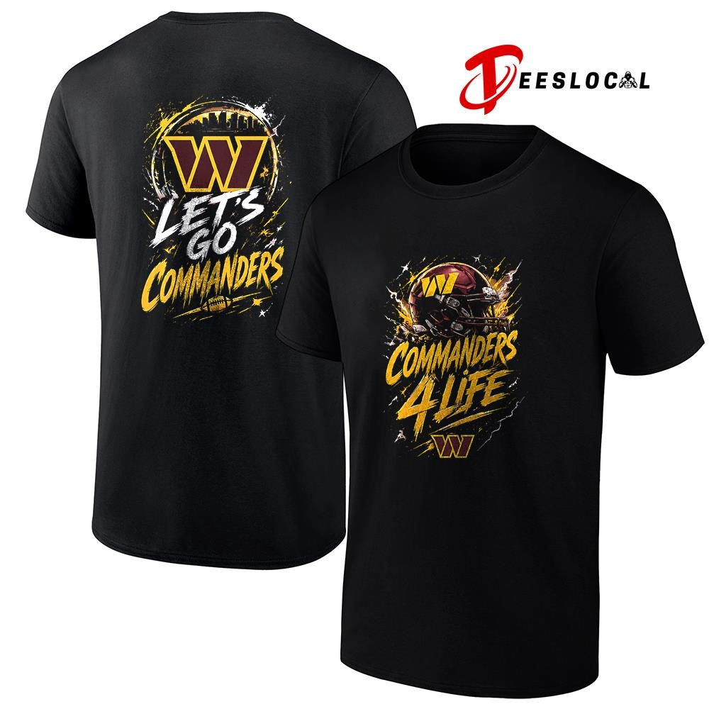 Washington Commanders x fan 4 life graphic - Adult & Kids T-Shirts, Sweatshirts & Hoodies apparel design preview 1