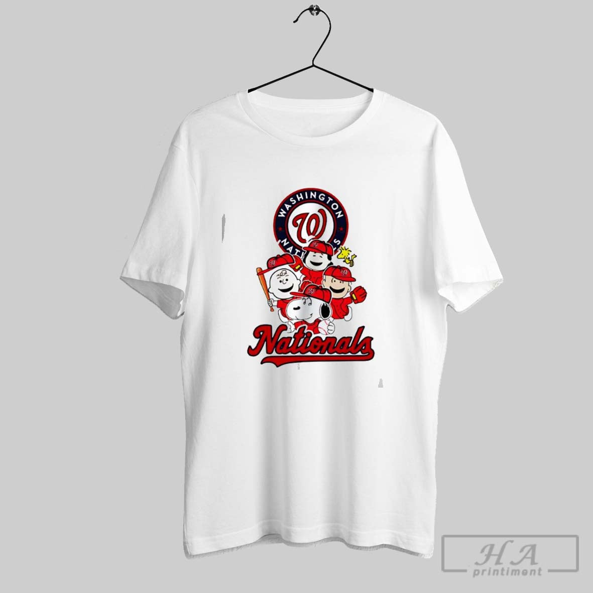Washington Nationals The Peanuts Characters - Adult & Kids T-Shirts, Sweatshirts & Hoodies apparel design preview 1