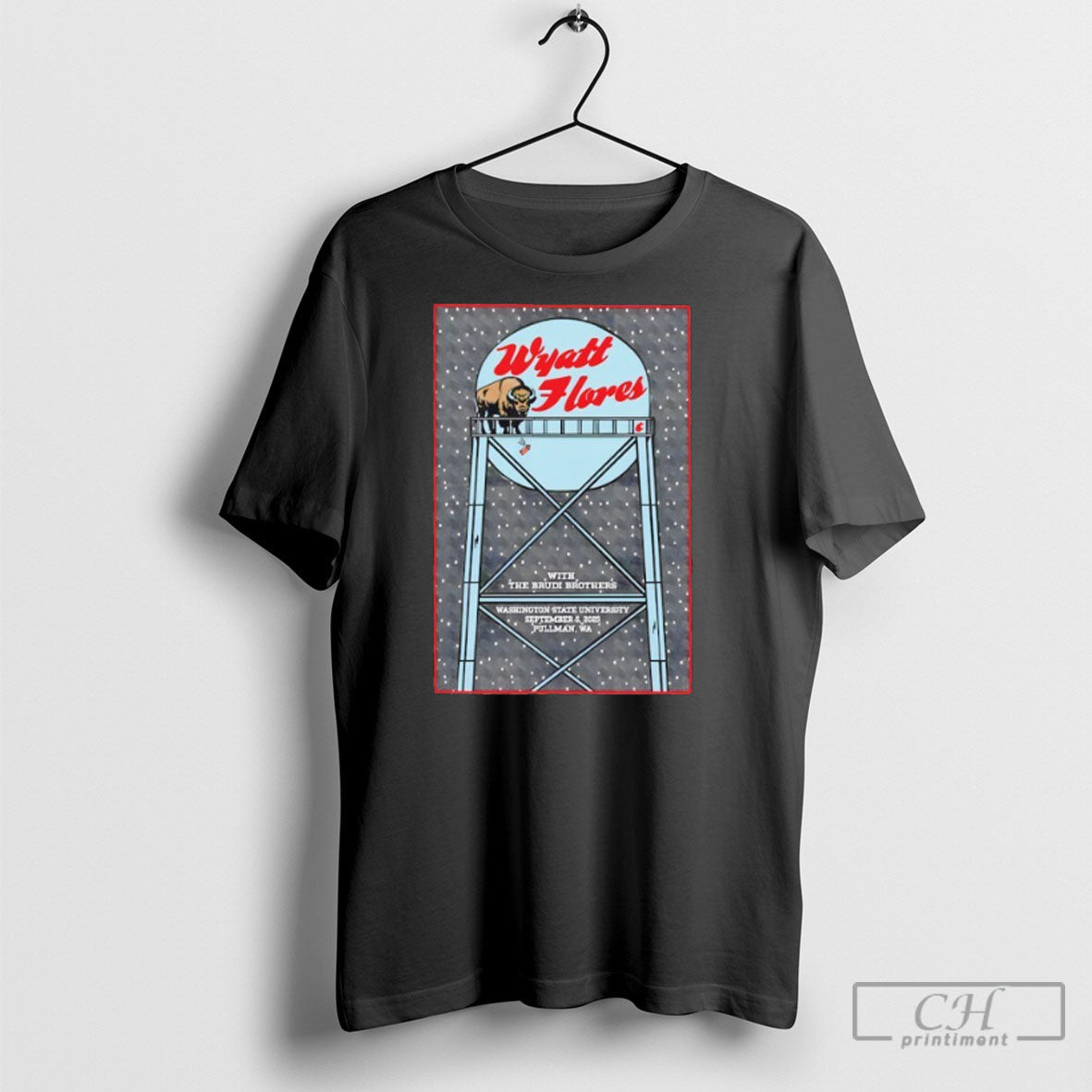 Washington State University Pullman Wa Wyatt Flores - Adult & Kids T-Shirts, Sweatshirts & Hoodies apparel design preview 1