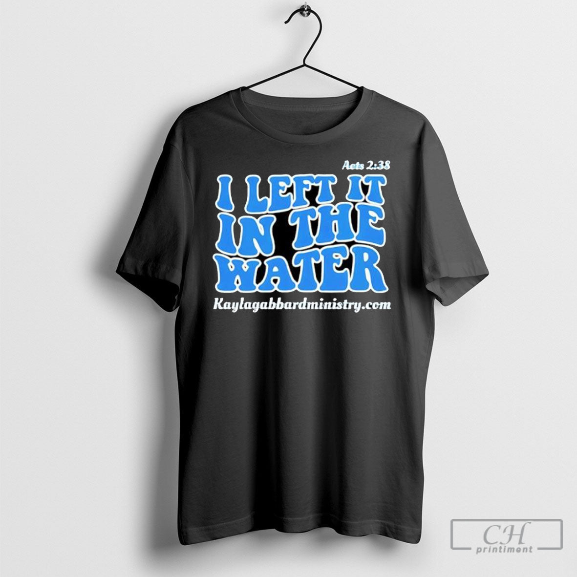 Water Baptism Acts 238 Bible Verse Christian - Adult & Kids T-Shirts, Sweatshirts & Hoodies apparel design preview 1