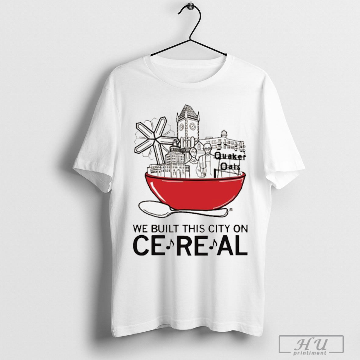 We Built This City On Cereal - Adult & Kids T-Shirts, Sweatshirts & Hoodies apparel design preview 1