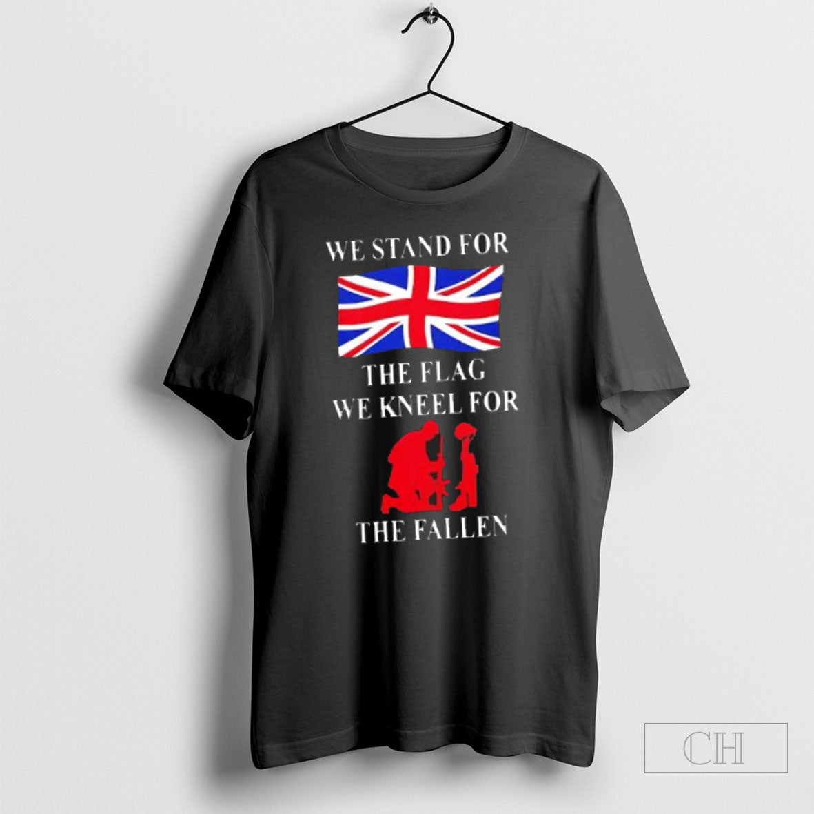 We Stand For The Flag Kneel Fallen Uk - Adult & Kids T-Shirts, Sweatshirts & Hoodies apparel design preview 1