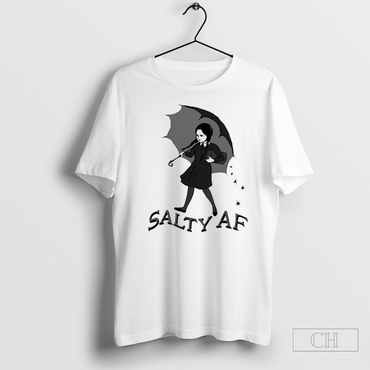 Wednesday Salty Af - Adult & Kids T-Shirts, Sweatshirts & Hoodies apparel design preview 1