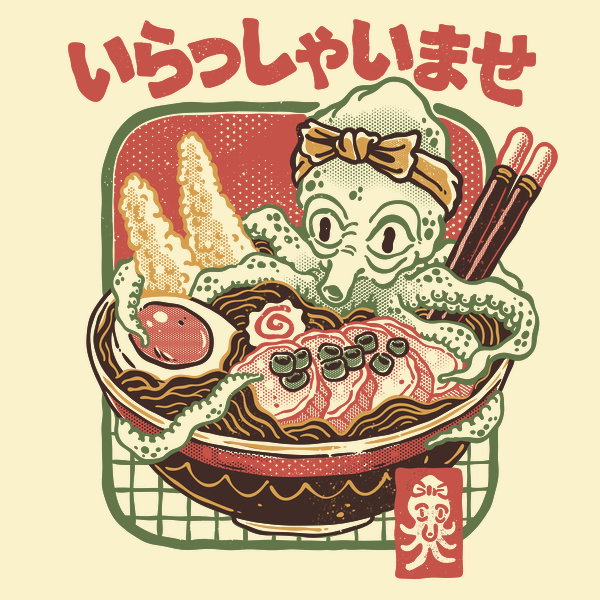 Welcome Ramen Lovers - Adult & Kids T-Shirts, Sweatshirts & Hoodies apparel design preview 1
