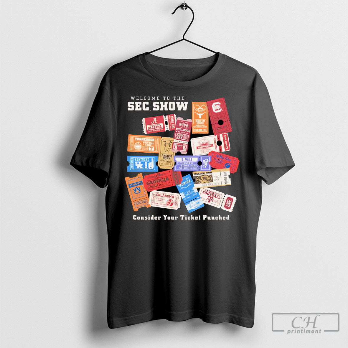 Welcome To The Sec Show Retro - Adult & Kids T-Shirts, Sweatshirts & Hoodies apparel design preview 1