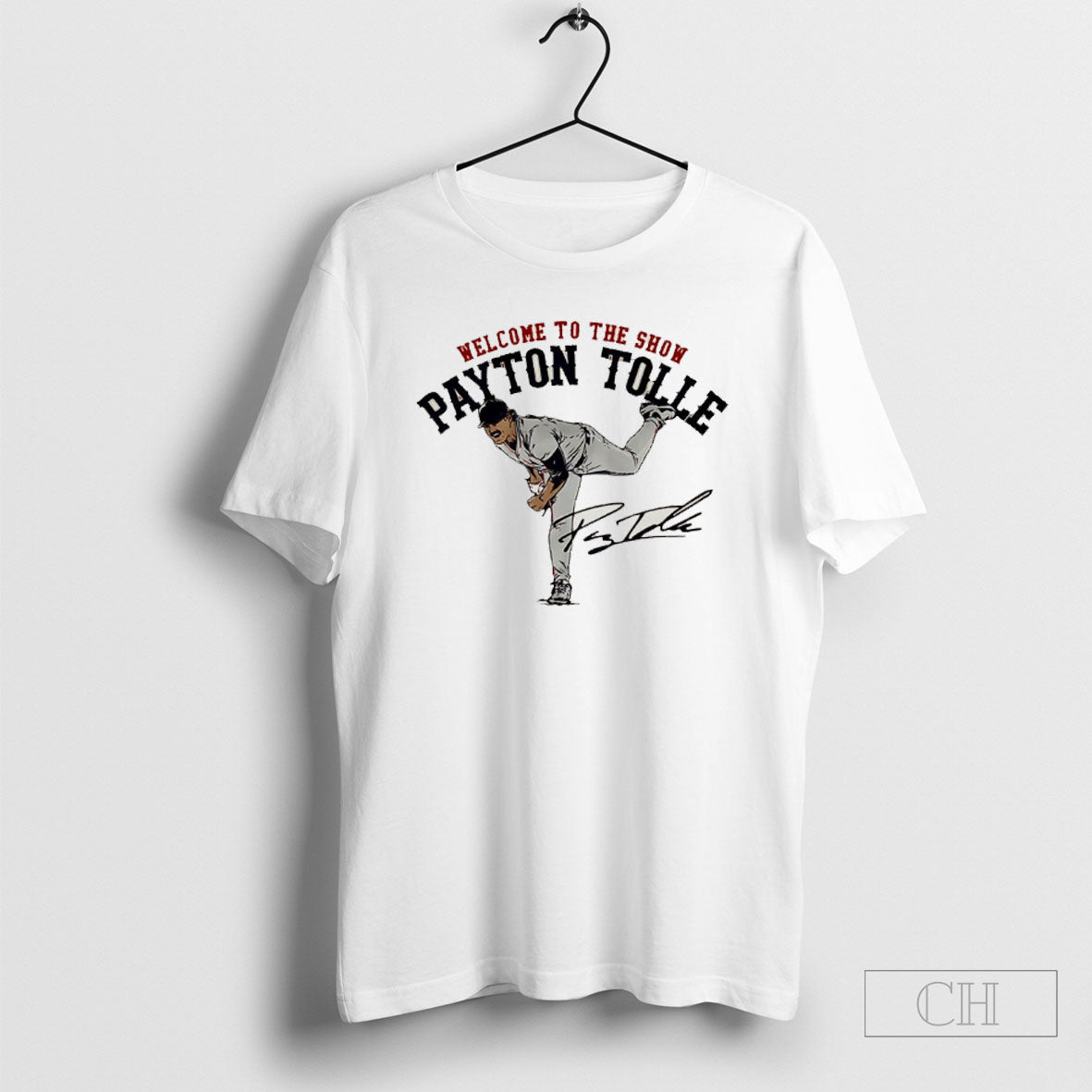 Welcome To The Show Payton Tolle Boston Red Sox Mlb - Adult & Kids T-Shirts, Sweatshirts & Hoodies apparel design preview 1