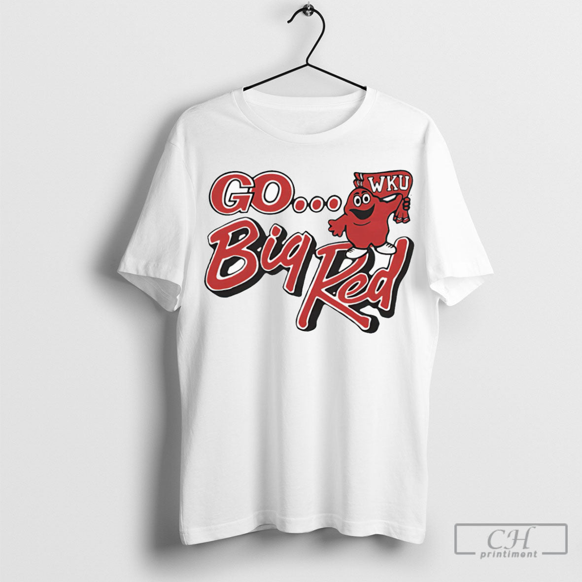 Western Kentucky Go Big Red Vintage - Adult & Kids T-Shirts, Sweatshirts & Hoodies apparel design preview 1