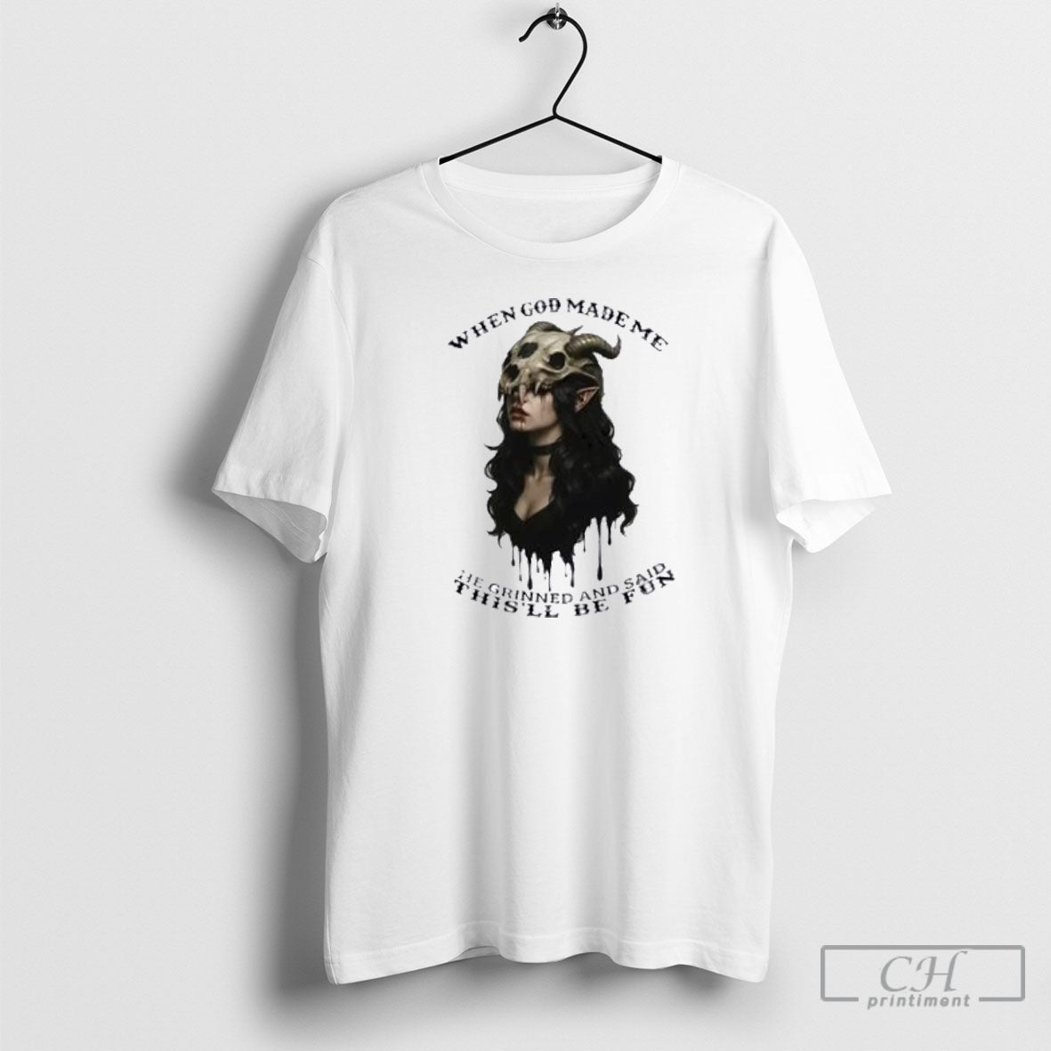 When God Made Me He Grinned And Said Thisll Be Fun - Adult & Kids T-Shirts, Sweatshirts & Hoodies apparel design preview 1