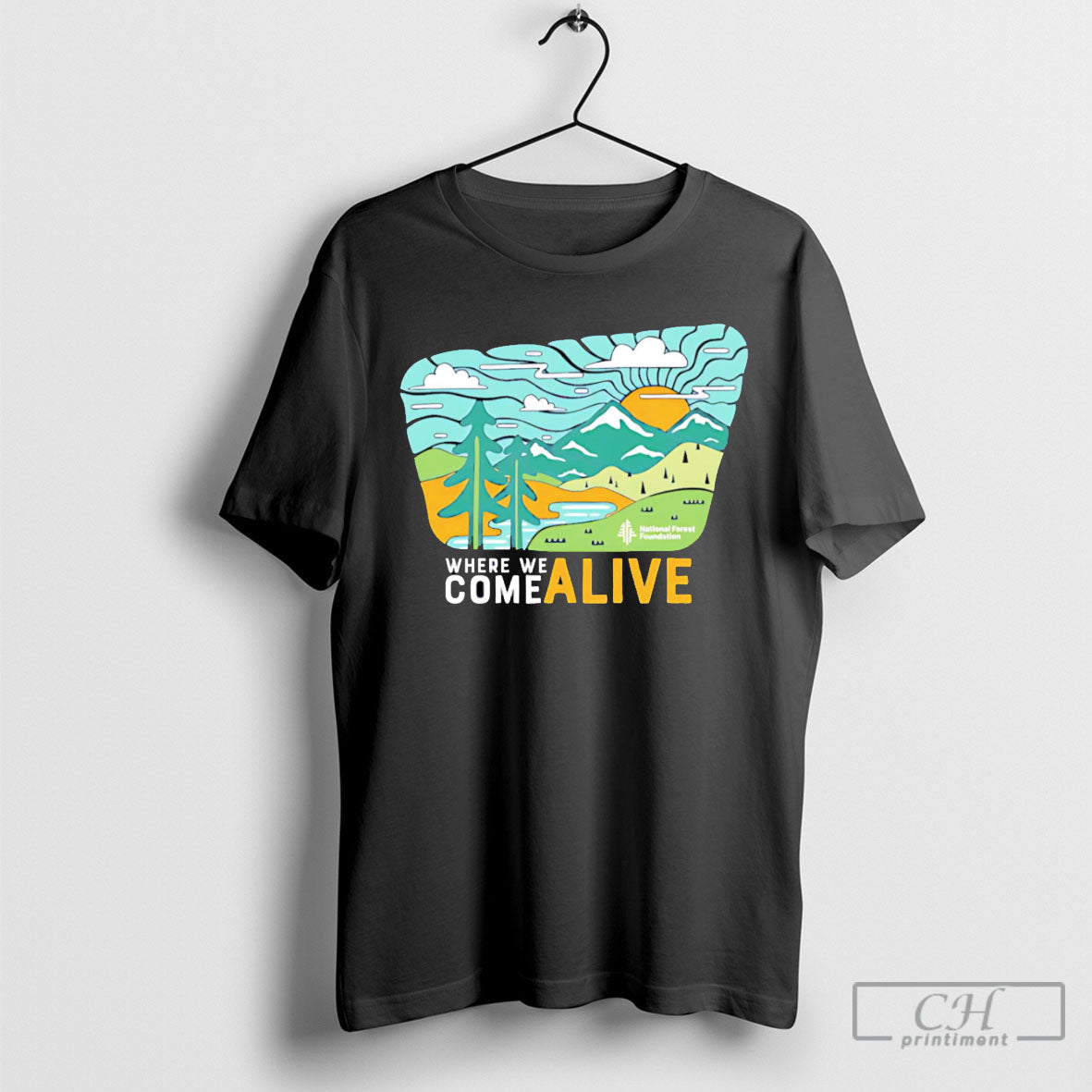 Where We Come Alive - Adult & Kids T-Shirts, Sweatshirts & Hoodies apparel design preview 1