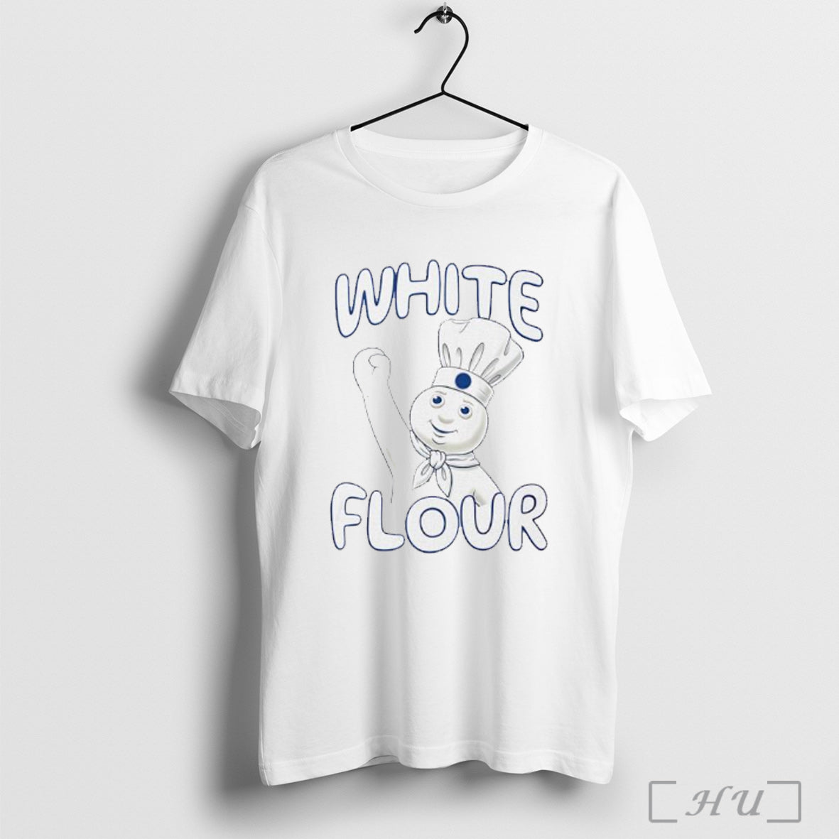White Flour Pillsbury Doughboy - Adult & Kids T-Shirts, Sweatshirts & Hoodies apparel design preview 1