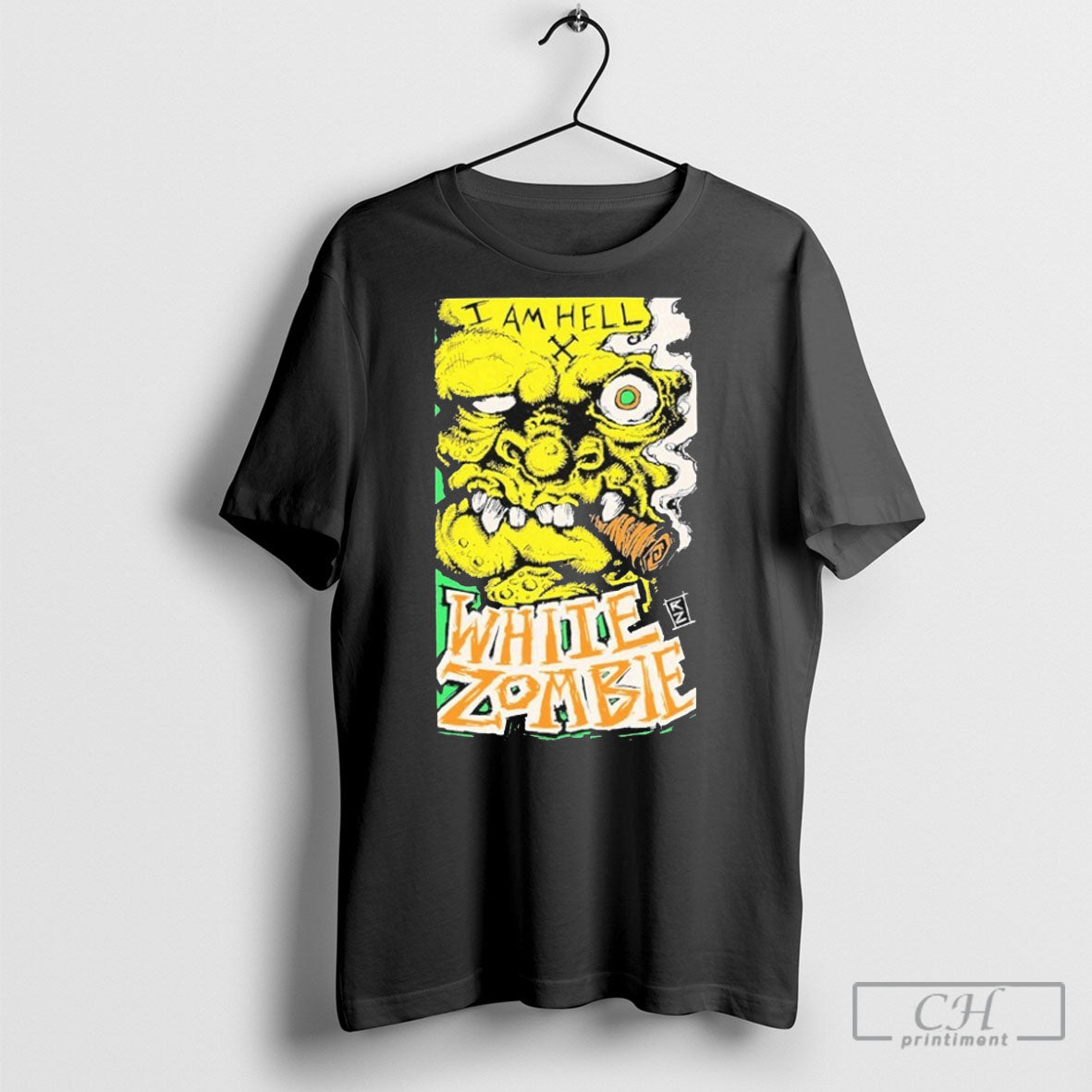 White Zombie I Am Hell - Adult & Kids T-Shirts, Sweatshirts & Hoodies apparel design preview 1