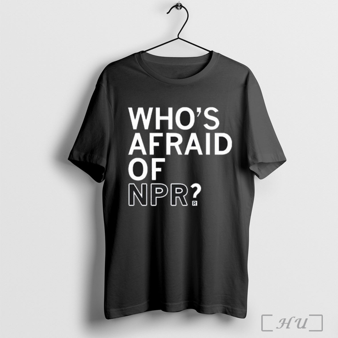 Whos Afraid Of Npr - Adult & Kids T-Shirts, Sweatshirts & Hoodies apparel design preview 1