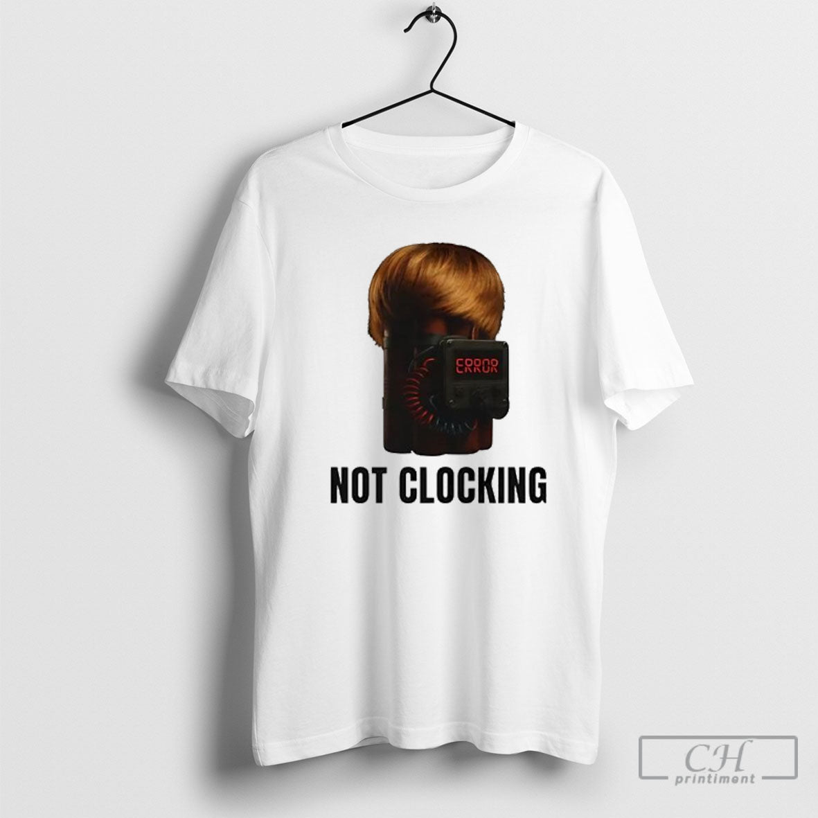 Wig Timer Error Not Clocking - Adult & Kids T-Shirts, Sweatshirts & Hoodies apparel design preview 1