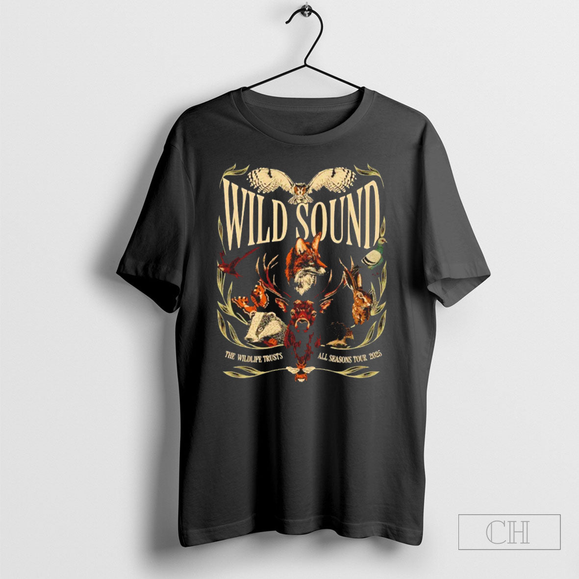 Wild Sound The Wildlife Trusts All Seasons Tour 2025 - Adult & Kids T-Shirts, Sweatshirts & Hoodies apparel design preview 1