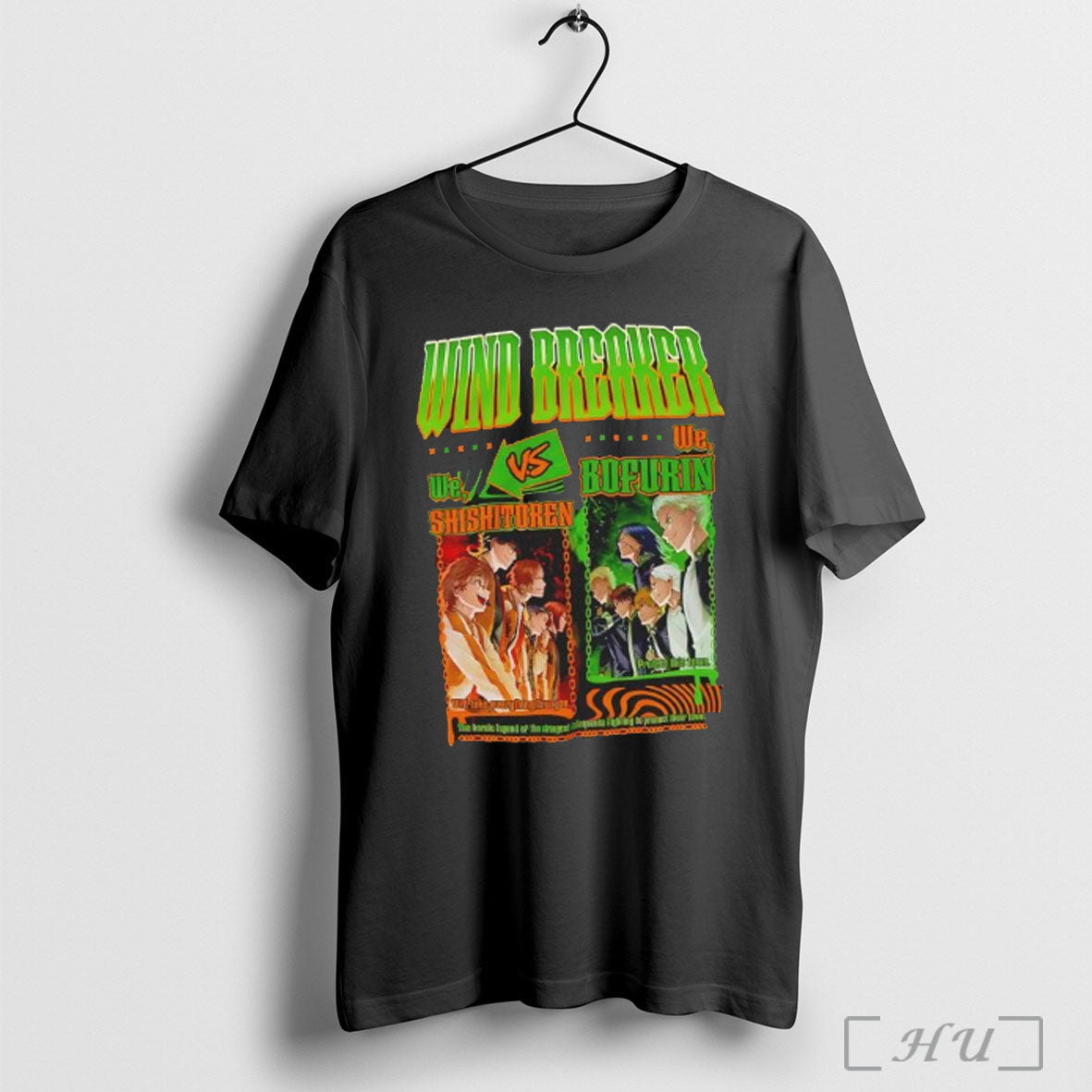 Wind Breaker Shishittoren Vs Bofurin - Adult & Kids T-Shirts, Sweatshirts & Hoodies apparel design preview 1