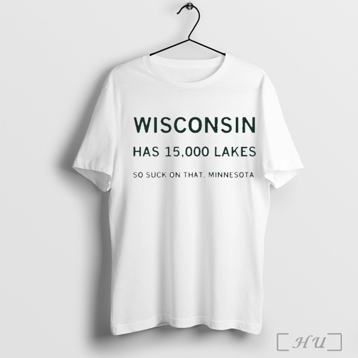 Wisconsin Land Of 15000 Lakes - Adult & Kids T-Shirts, Sweatshirts & Hoodies apparel design preview 1