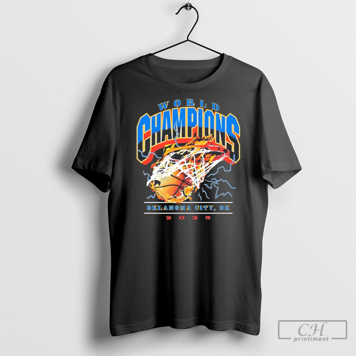 World Champions 2025 Oklahoma City Thunder - Adult & Kids T-Shirts, Sweatshirts & Hoodies apparel design preview 1