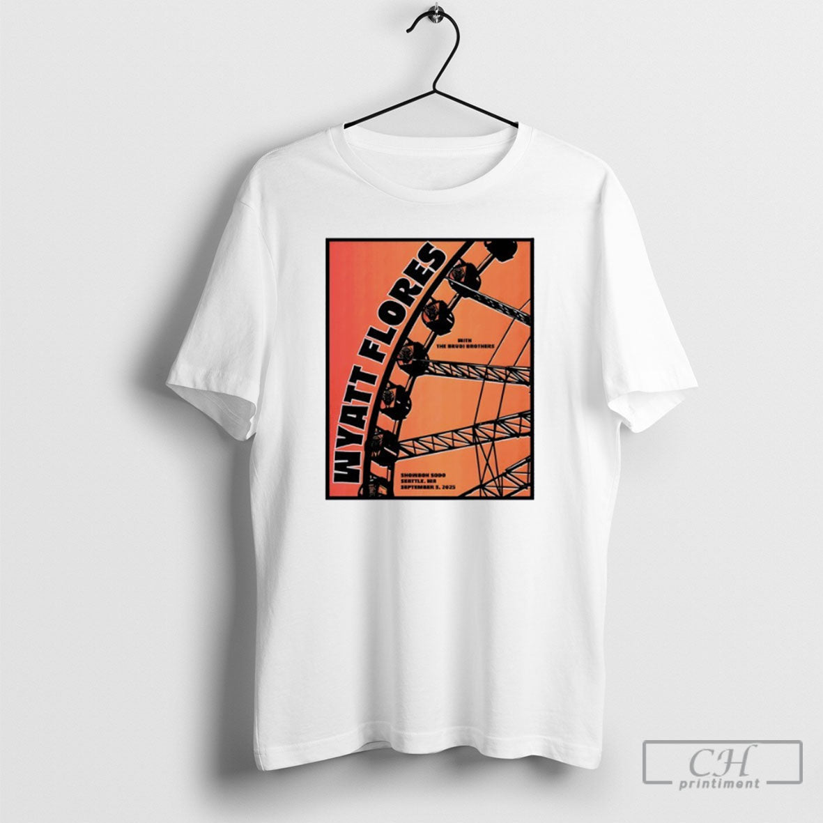 Wyatt Flores Sep 3 2025 Seattle Wa - Adult & Kids T-Shirts, Sweatshirts & Hoodies apparel design preview 1