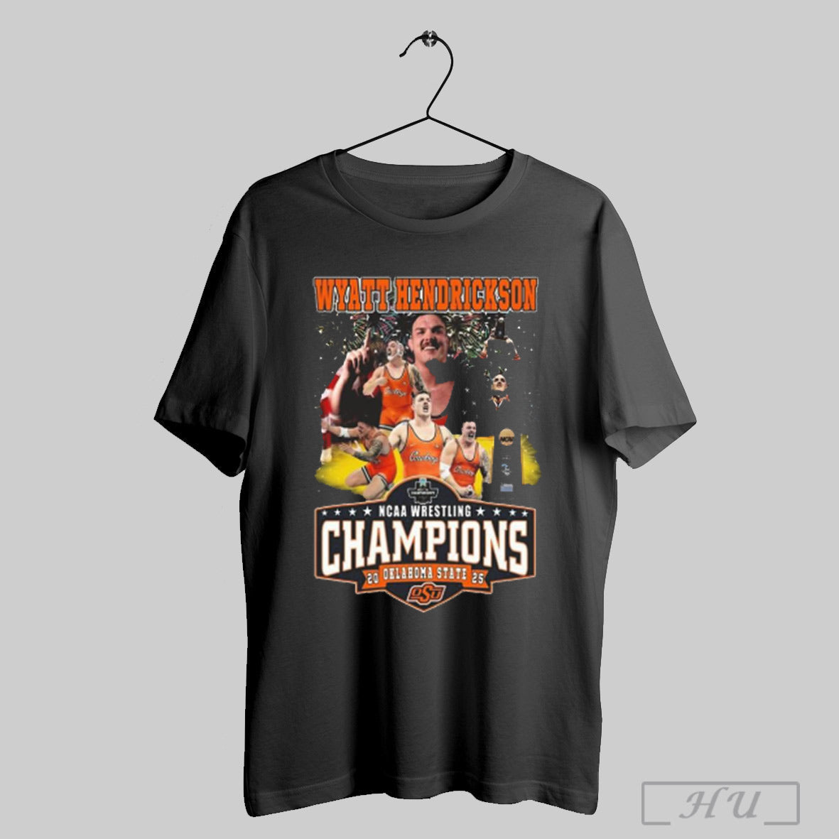 Wyatt Hendrickson Ncaa Wrestling Champions Oklahoma - Adult & Kids T-Shirts, Sweatshirts & Hoodies apparel design preview 1