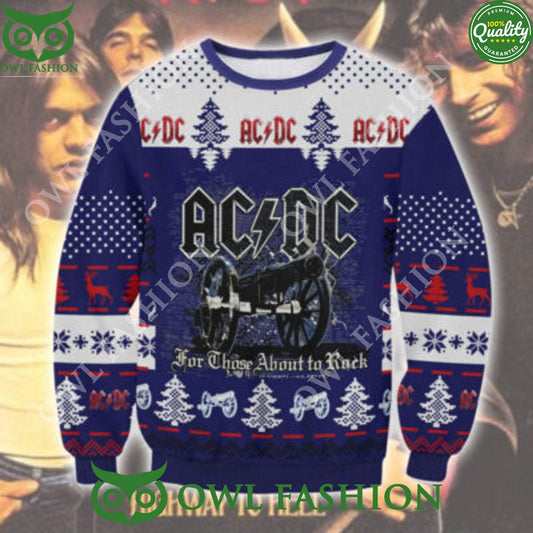 ACDC band for those about to rock Highway hell ugly - Adult & Kids T-Shirts, Sweatshirts & Hoodies apparel design preview 1