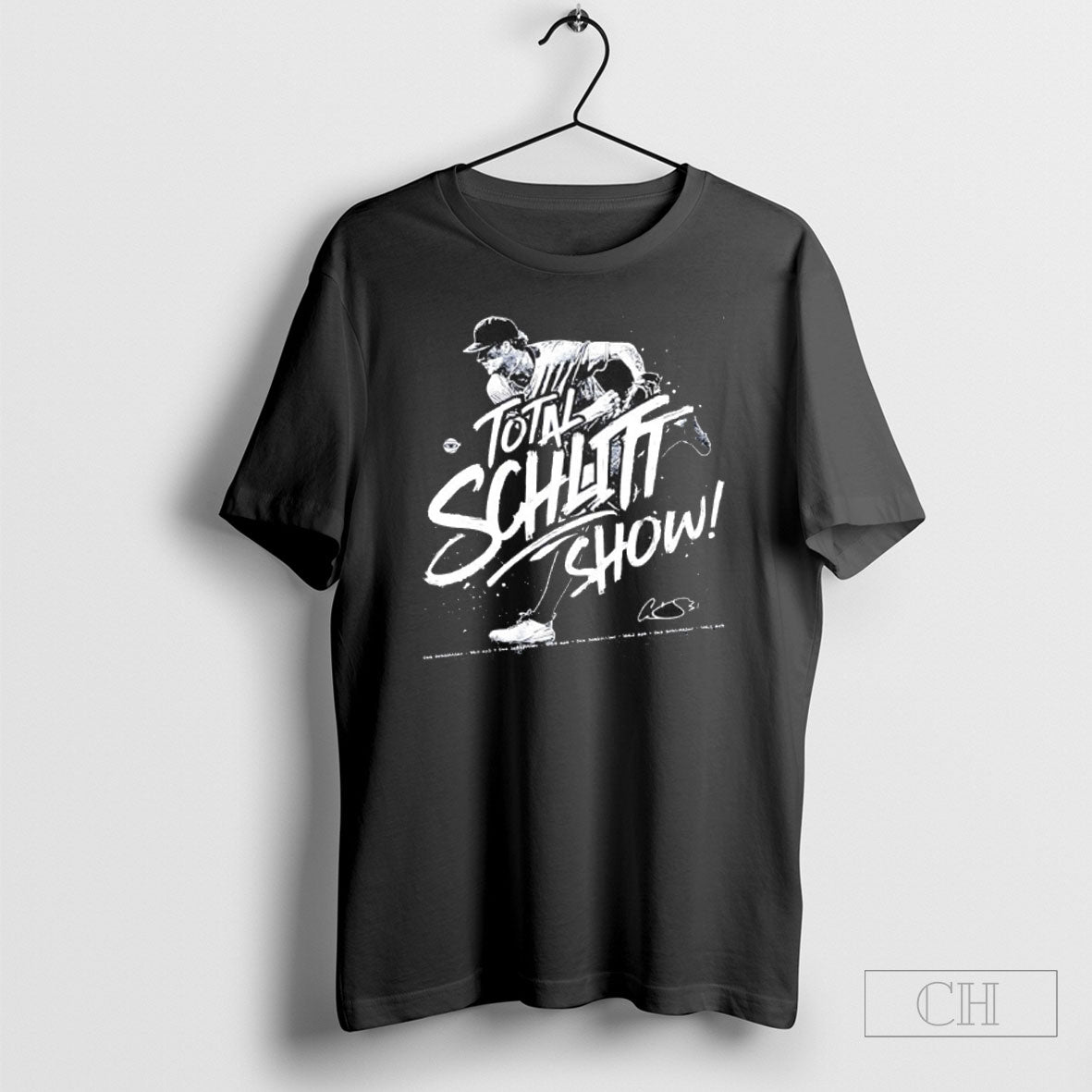 Yankees Cam Schlittler Total Schlitt Show Signature - Adult & Kids T-Shirts, Sweatshirts & Hoodies apparel design preview 1