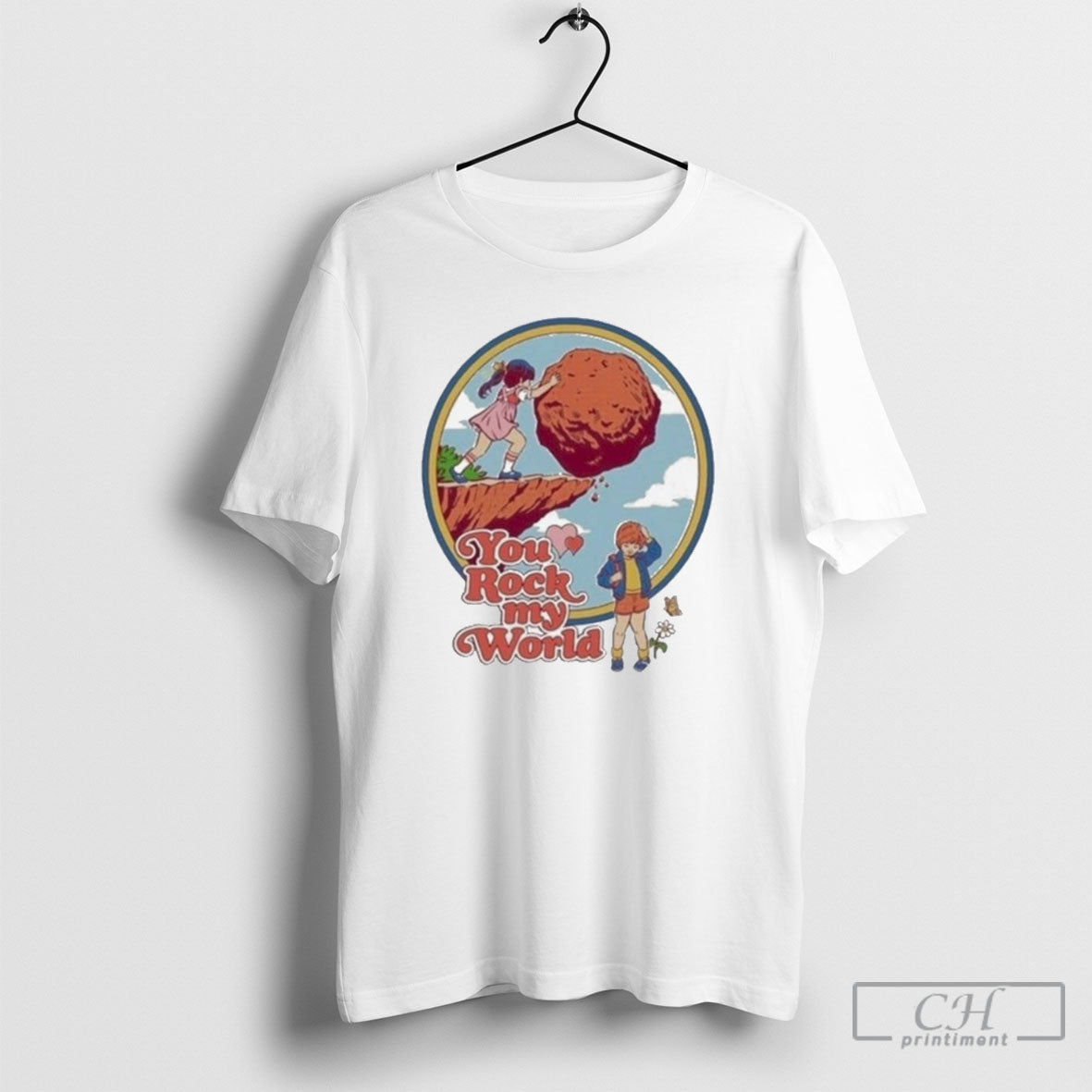 You Rock My World - Adult & Kids T-Shirts, Sweatshirts & Hoodies apparel design preview 1