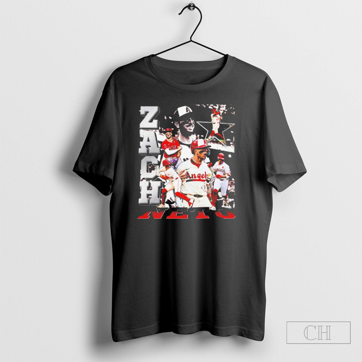 Zach Neto Los Angeles Angels Mlb Graphic - Adult & Kids T-Shirts, Sweatshirts & Hoodies apparel design preview 1