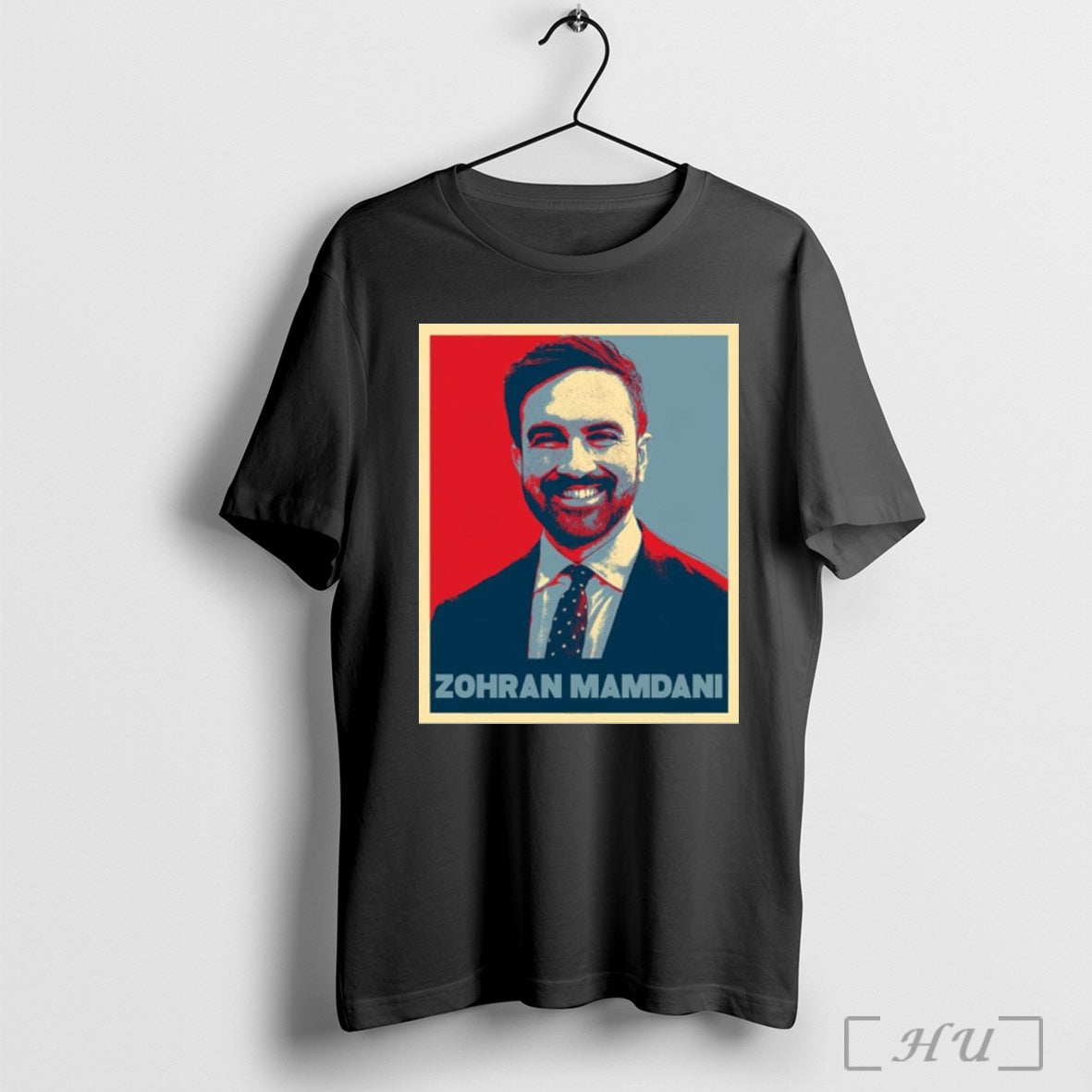 Zohran Mamdani Vintage Poster Design - Adult & Kids T-Shirts, Sweatshirts & Hoodies apparel design preview 1