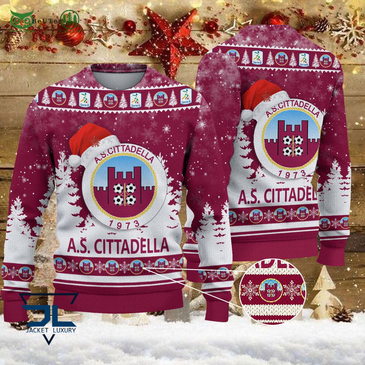 A.S. Cittadella 1973 Lega Serie A Champion Ugly - Adult & Kids T-Shirts, Sweatshirts & Hoodies apparel design preview 1