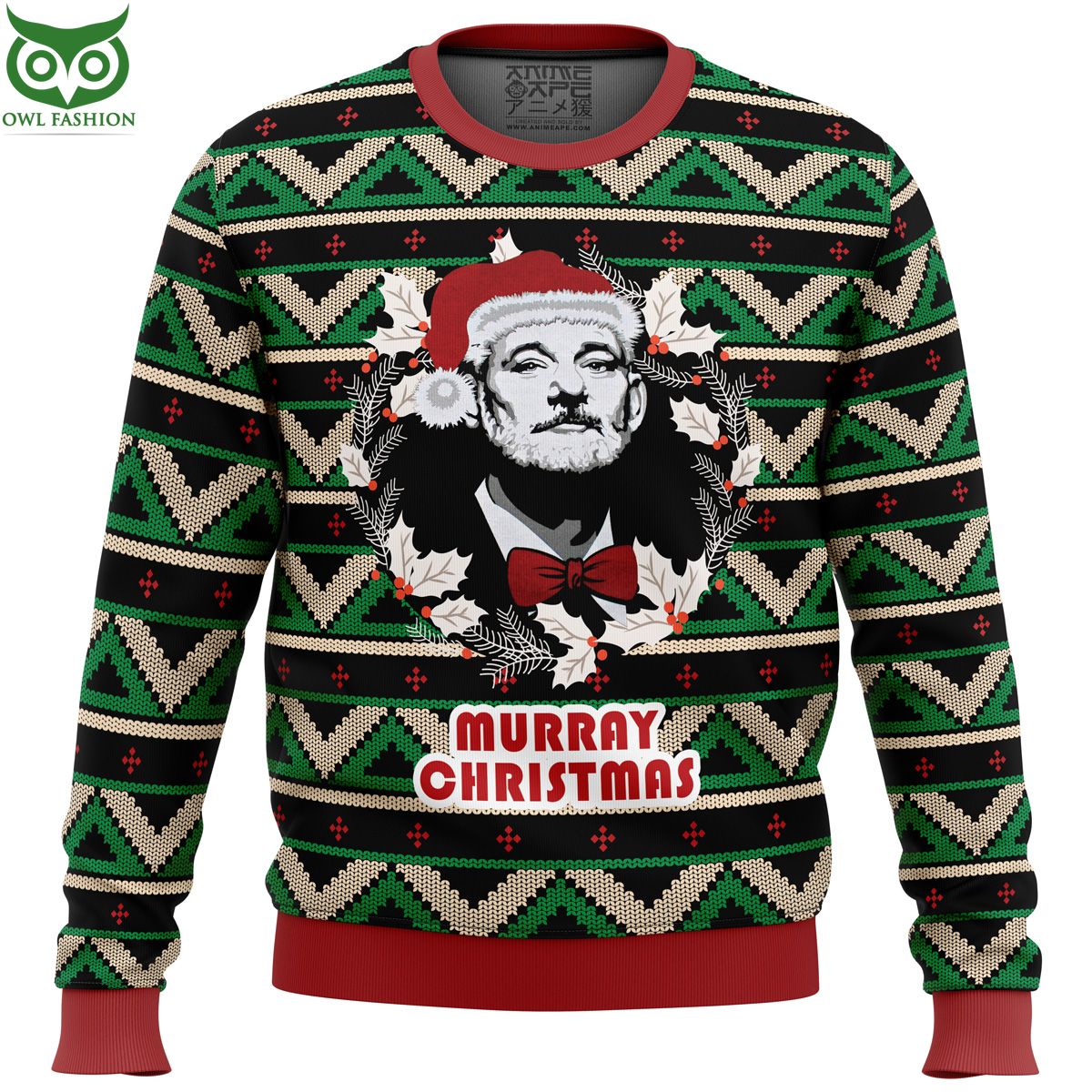 A Very Murray Christmas Ugly Sweater - Adult & Kids T-Shirts, Sweatshirts & Hoodies apparel design preview 1