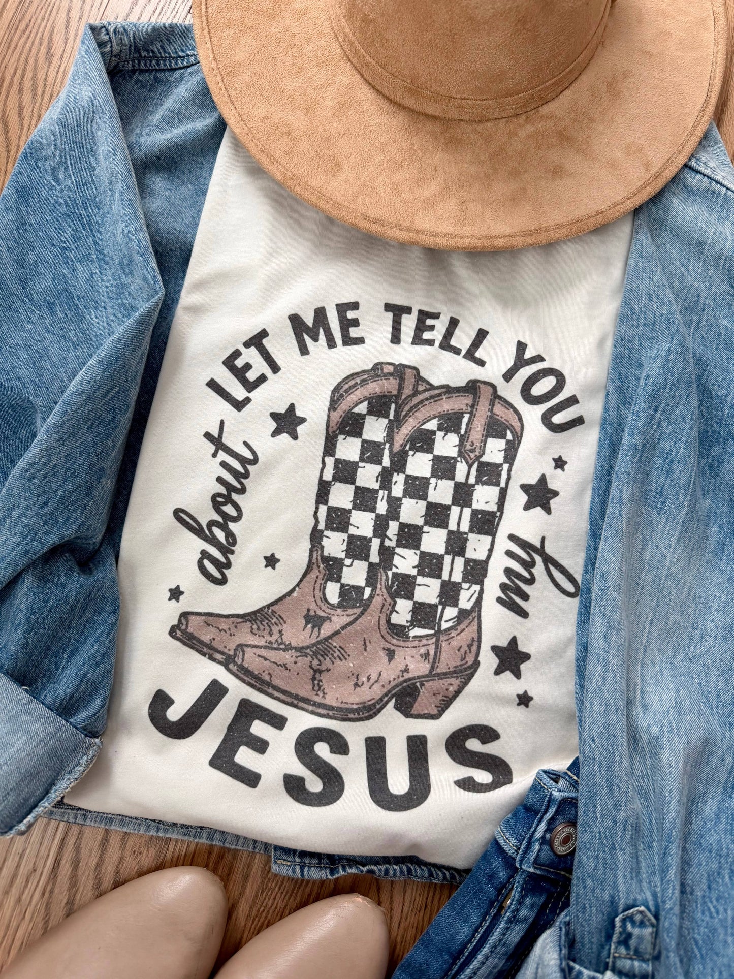 Country Christian Jesus Graphic - Adult & Kids T-Shirts, Sweatshirts & Hoodies apparel design preview 1