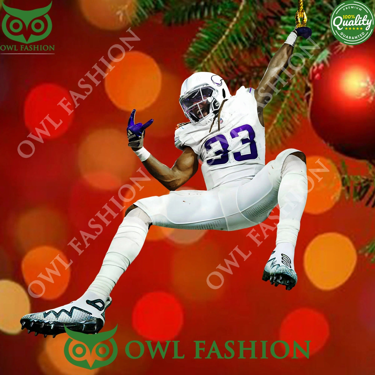 Aaron Jones Minnesota Vikings 33 Number Running back - Adult & Kids T-Shirts, Sweatshirts & Hoodies apparel design preview 1