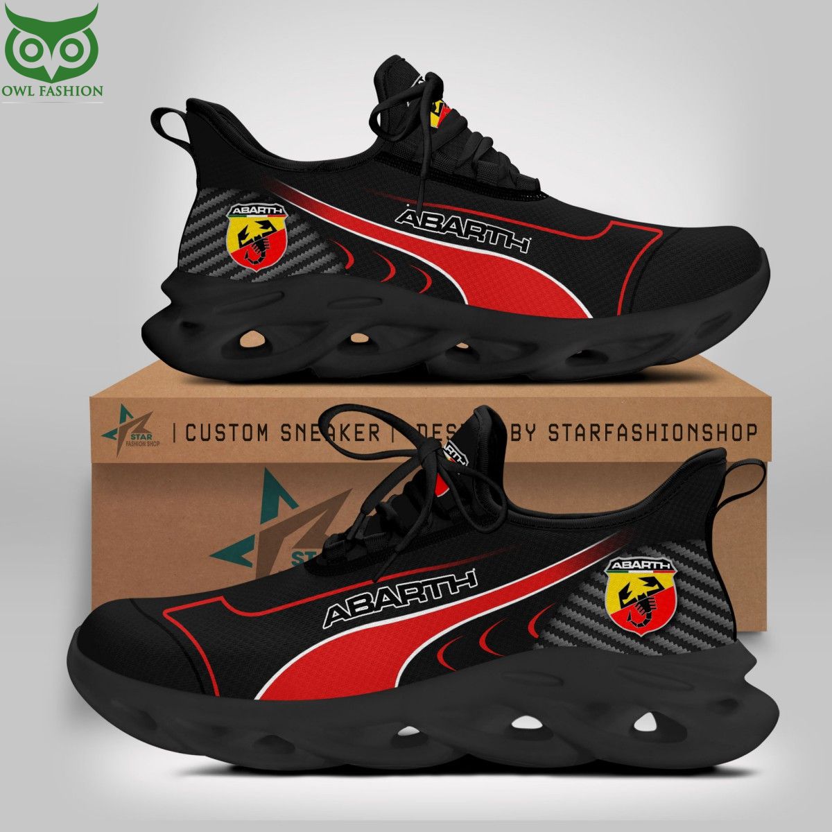 Abarth Trending Car Max Soul Shoes - Adult & Kids T-Shirts, Sweatshirts & Hoodies apparel design preview 1
