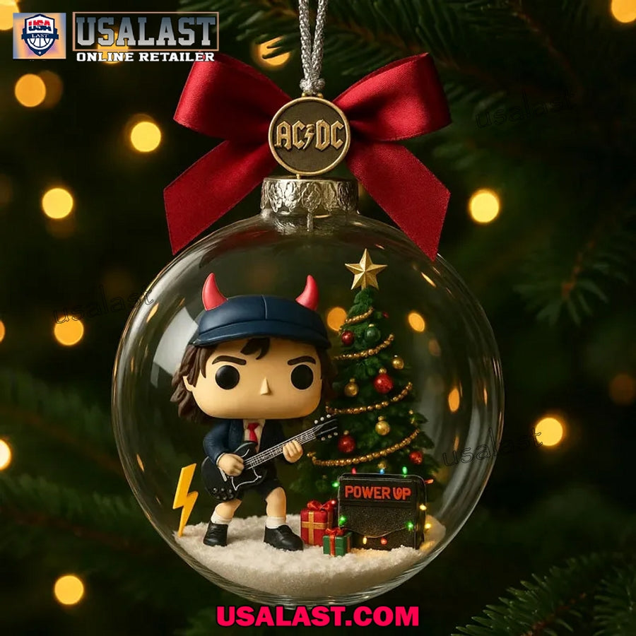 AC/DC Power Up Christmas Ornament - Adult & Kids T-Shirts, Sweatshirts & Hoodies apparel design preview 1