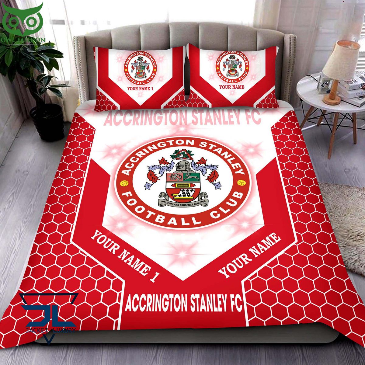 Accrington Stanley Personalized EFL Bedding Set - Adult & Kids T-Shirts, Sweatshirts & Hoodies apparel design preview 1