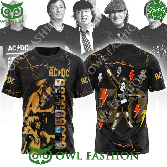 ACDC Thunderstorm Black 3D - Adult & Kids T-Shirts, Sweatshirts & Hoodies apparel design preview 1
