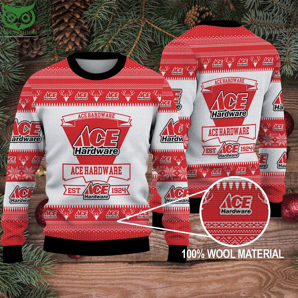 Ace Hardware Hot Ugly Sweater - Adult & Kids T-Shirts, Sweatshirts & Hoodies apparel design preview 1