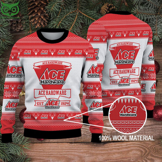 Ace Hardware Hot Ugly Sweater - Adult & Kids T-Shirts, Sweatshirts & Hoodies apparel design preview 1