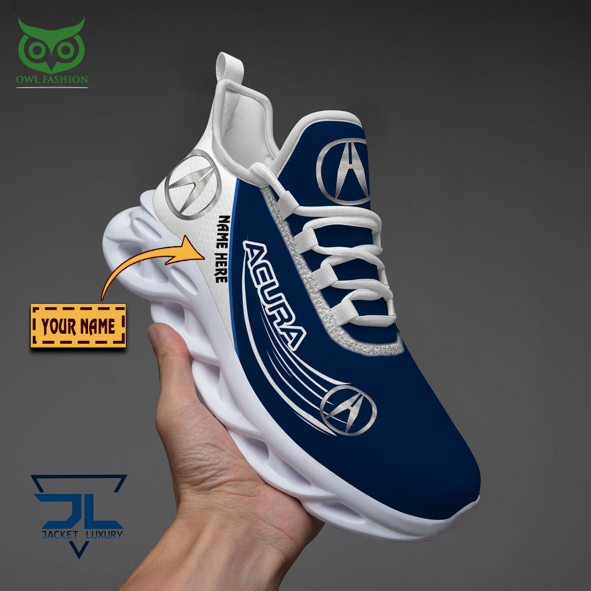 Acura Car Brand Logo Personalized Max Soul Shoes - Adult & Kids T-Shirts, Sweatshirts & Hoodies apparel design preview 1