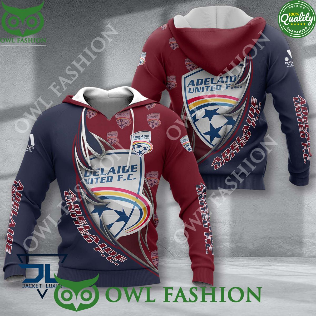 Adelaide United A League Football 3D - Adult & Kids T-Shirts, Sweatshirts & Hoodies apparel design preview 1