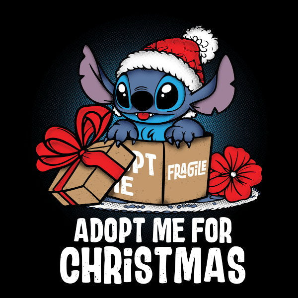 Adopt For Christmas - Adult & Kids T-Shirts, Sweatshirts & Hoodies apparel design preview 1