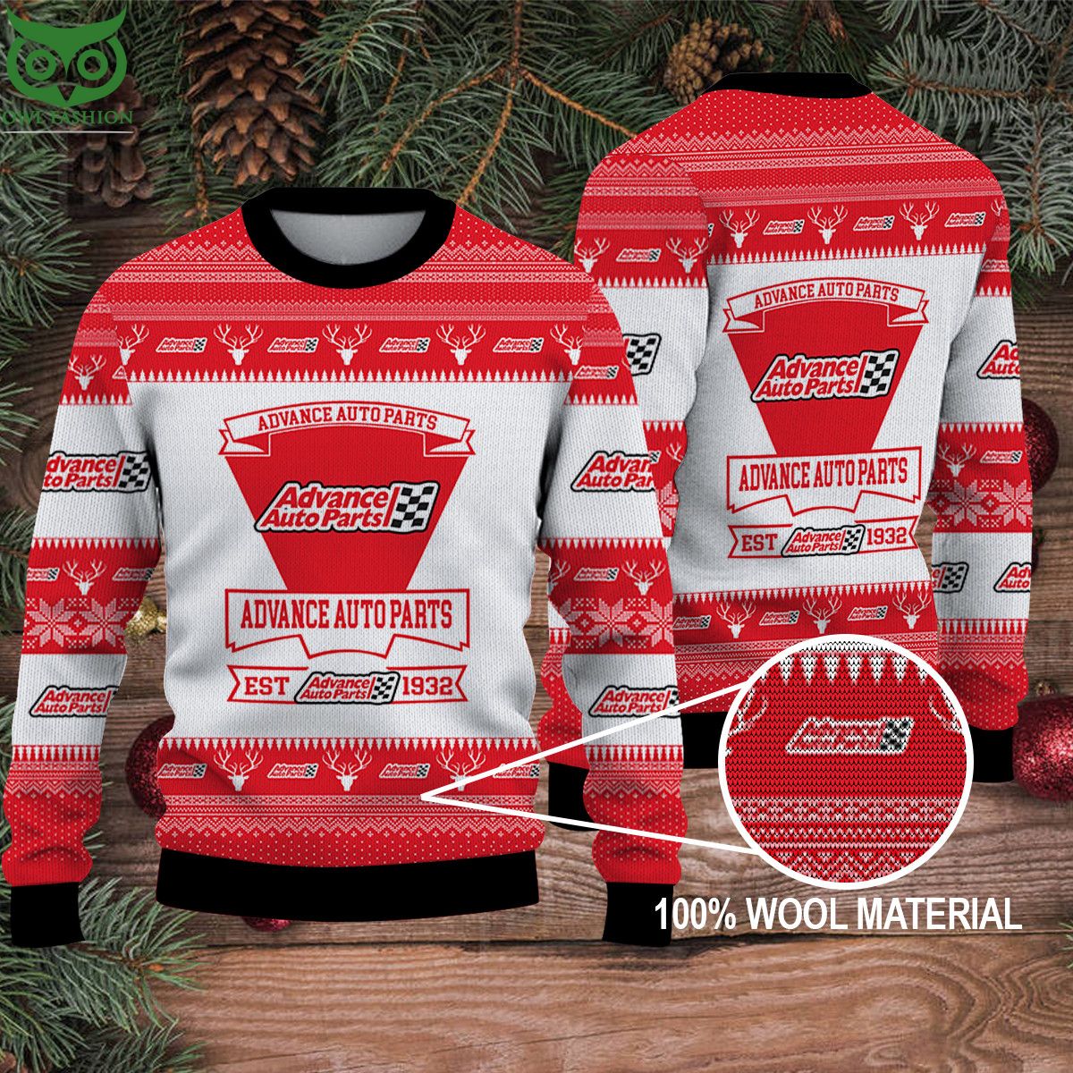 Advance Auto Parts Hot Ugly Sweater - Adult & Kids T-Shirts, Sweatshirts & Hoodies apparel design preview 1