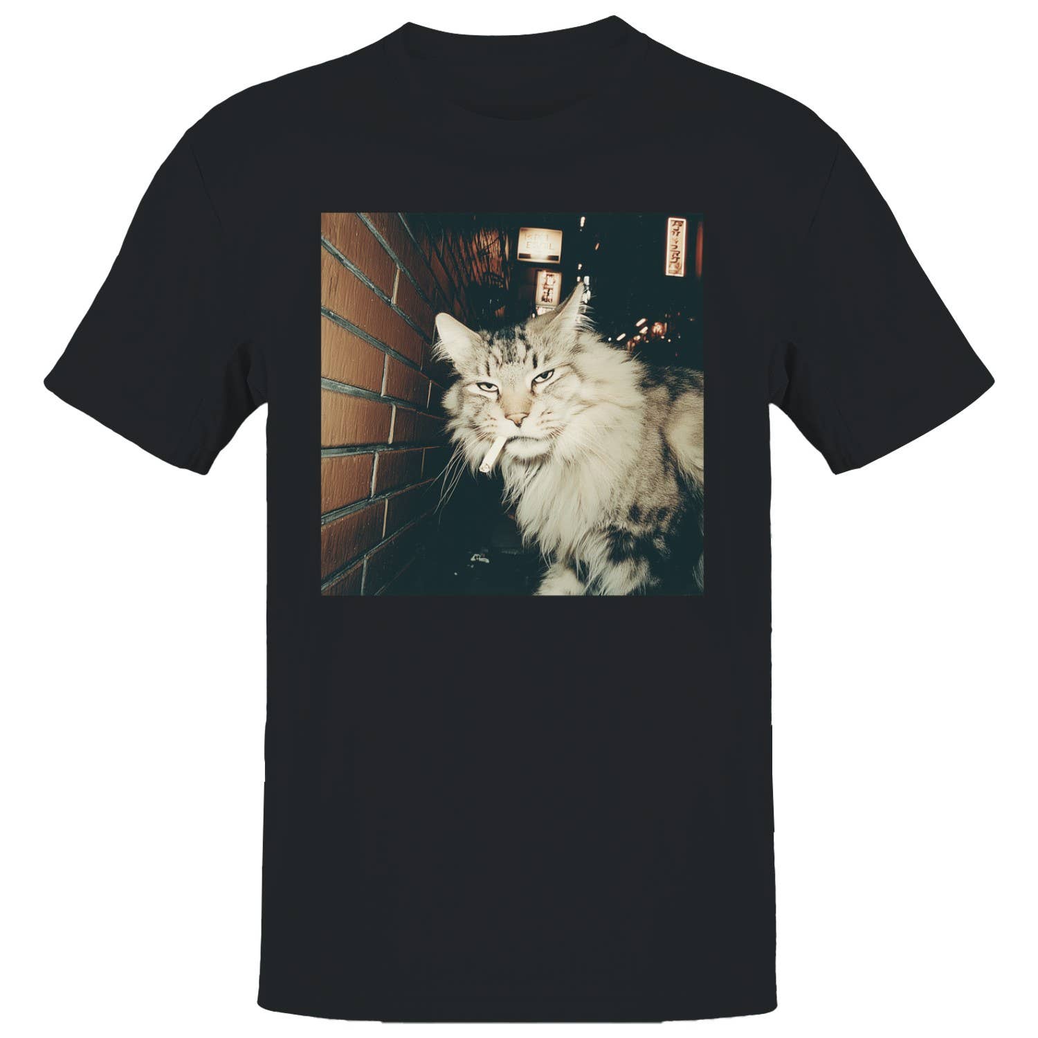 Neon Alley Cool Cat Men's - Adult & Kids T-Shirts, Sweatshirts & Hoodies apparel design preview 1